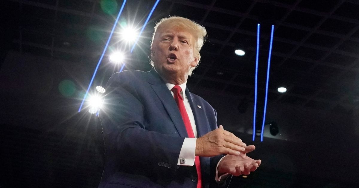 Former President Donald Trump spoke at the Conservative Political Action Conference in Orlando, Florida, on Saturday.