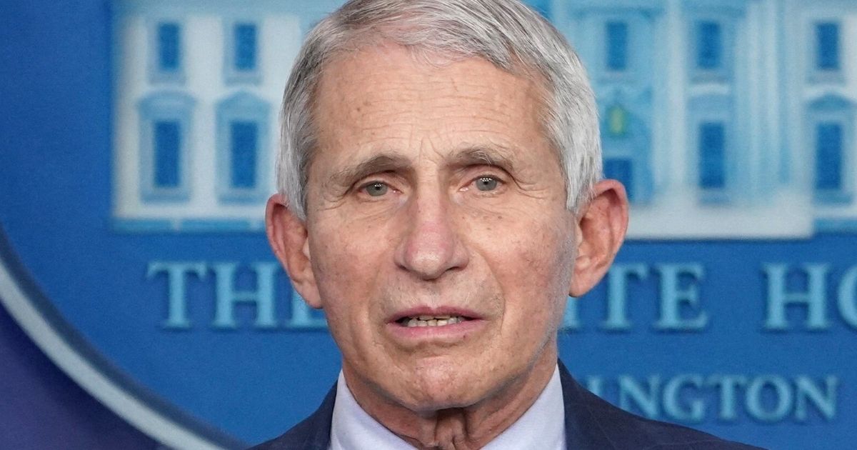 White House chief medical adviser Dr. Anthony Fauci speaks in the Brady Briefing Room of the White House in Washington on Dec. 1, 2021.