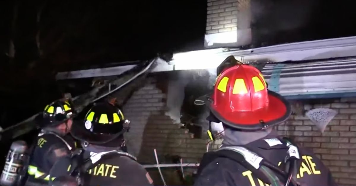 An elderly woman was trapped during a house fire in Willow Springs, Illinois, but was fortunately rescued by first responders.