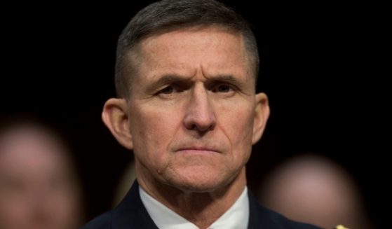 On Jan. 29, 2014, Defense Intelligence Agency Director Lt. Gen. Michael Flynn testifies before the Senate Intelligence Committee hearing on national security threats against the U.S. on Capitol Hill.
