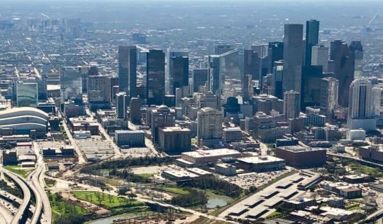 The Harris County Administration Building, which was raided by Texas Rangers on Friday, is located in downtown Houston, Texas.