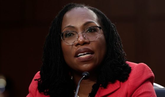 Supreme Court nominee Judge Ketanji Brown Jackson testifies during her confirmation hearing before the Senate Judiciary Committee in the Hart Senate Office Building on Capitol Hill in Washington on Tuesday.