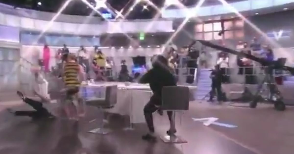 Joy Behar fell to the ground while trying to sit down at the start of Thursday's episode of 'The View.'