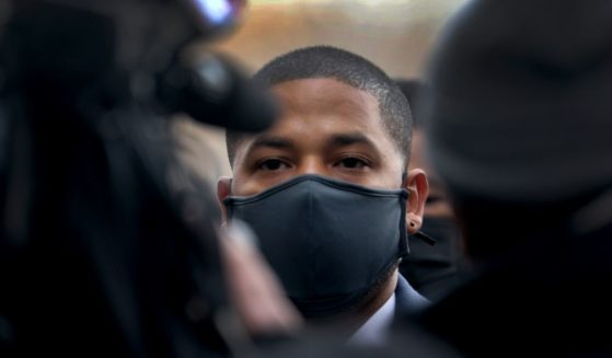 Jussie Smollett arrives at the Leighton Criminal Courts Building for his sentencing hearing on March 10 in Chicago.