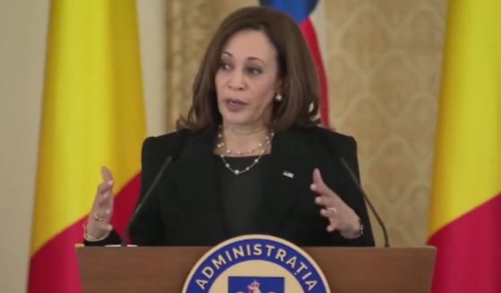 Vice President Kamala Harris gave a rambling response to a question during a news conference on Friday in Bucharest, Hungary.