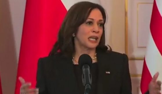 Vice President Kamala Harris gave an inarticulate, confusing speech in Warsaw, Poland, leaving the US looking weaker than ever in the eyes of the world.