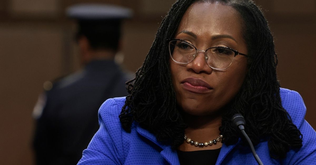 Judge Ketanji Brown Jackson listens during her confirmation hearing before the Senate Judiciary Committee in the Hart Senate Office Building on Capitol Hill on Wednesday in Washington, D.C.
