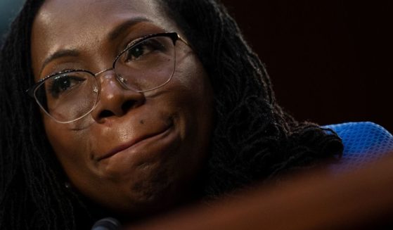 Judge Ketanji Brown Jackson speaks during the Senate Judiciary Committee confirmation hearing on her nomination to become a Supreme Court justice on Capitol Hill in Washington, D.C., on Wednesday.