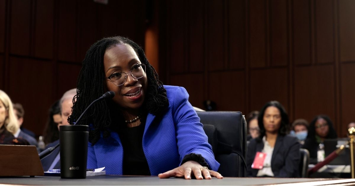 Supreme Court nominee Judge Ketanji Brown Jackson speaks during her confirmation hearing before the Senate Judiciary Committee in the Hart Senate Office Building on Capitol Hill on Wednesday in Washington, D.C.