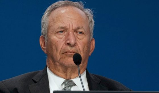 Former United States Treasury Secretary Lawrence Summers spoke during a G20 Economy and Finance ministers and Central bank governors' meeting panel in Venice, Italy, on July 9, 2021.