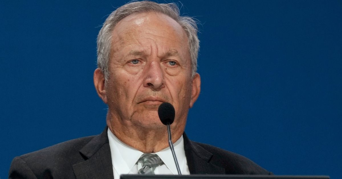 Former United States Treasury Secretary Lawrence Summers spoke during a G20 Economy and Finance ministers and Central bank governors' meeting panel in Venice, Italy, on July 9, 2021.
