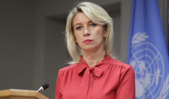 Maria Vladimirovna Zakharova, director of the Information and Press Department of the Russian Ministry of Foreign Affairs, speaks at the United Nations in New York City on Sept. 27, 2019.