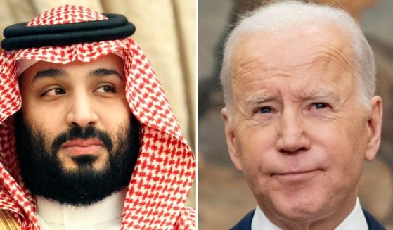 Saudi Crown Prince Mohammed bin Salman, left, has reportedly refused to take phone calls from President Joe Biden, right, regarding discussions of Saudi Arabian oil, though the Crown Prince did have conversations with Russian President Vladimir Putin last week.