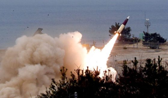 In this photo provided by South Korea Defense Ministry, South Korea's military launches Army Tactical Missile System or ATACMS, during a military exercise at an undisclosed location in South Korea Thursday. North Korea test-fired possibly its biggest intercontinental ballistic missile toward the sea Thursday, raising the ante in a pressure campaign aimed at forcing the United States and other rivals to accept it as a nuclear power and remove crippling sanctions.