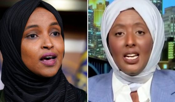 Ultra-left 'squad' member Rep. Ilhan Omar of Minnesota, left, is being challenged by a black Somali immigrant who is a US Army veteran running as a Republican.