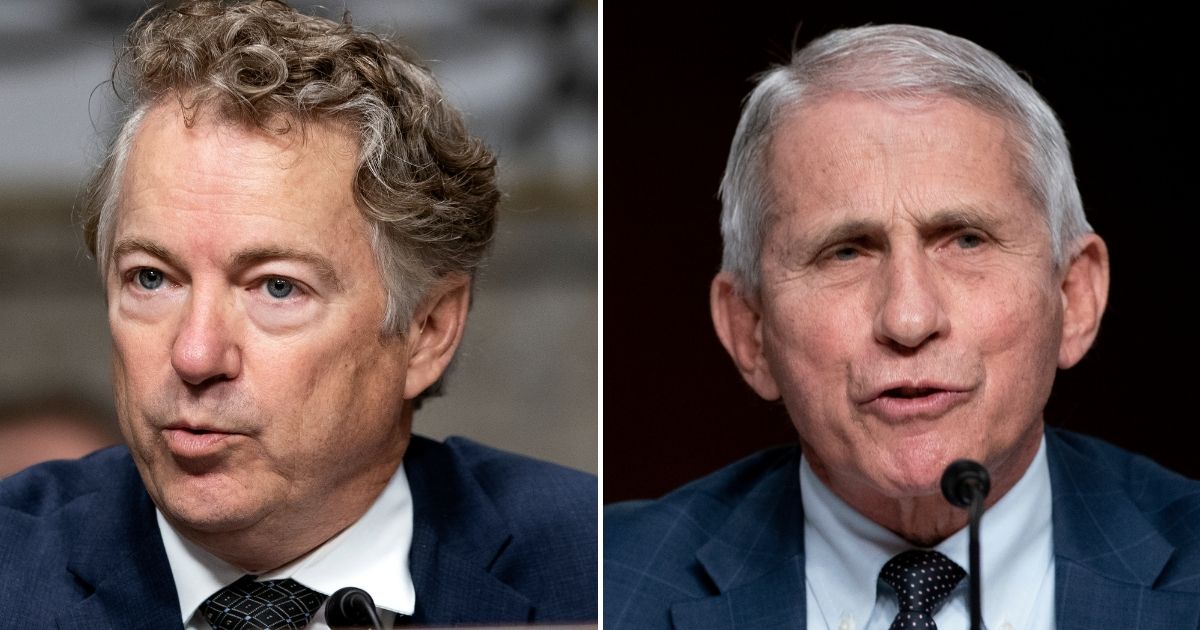 Republican Sen. Rand Paul, left, is introducing an amendment to eliminate Dr. Anthony Fauci's, right, position as the National Institute of Allergy and Infectious Diseases director after two years of COVID-19 lockdowns and mandates.