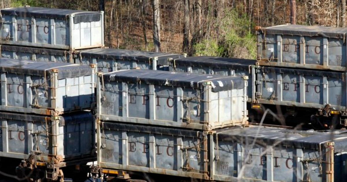 Empty shipping containers at the Big Sky Landfill in Adamsville, Alabama, were documented in a site visit by the Alabama Department of Environmental Management on Feb. 1.