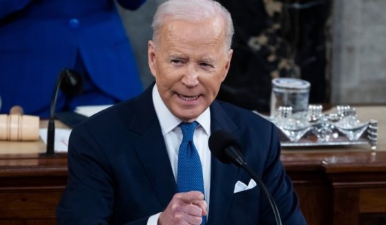 President Joe Biden delivers a gaffe-filled State of the Union address during a joint session of Congress on Tuesday in the U.S. Capitol’s House Chamber.