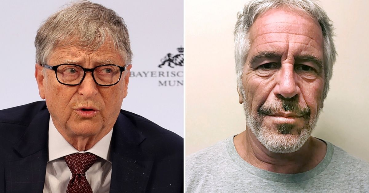 Left: Microsoft co-founder Bill Gates; right, the late Jeffrey Epstein.