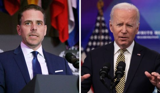 Hunter Biden, left, in a 2016 file photo; President Joe Biden, right.