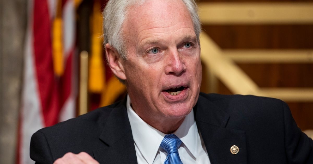 Wisconsin Sen. Ron Johnson, pictured in a 2020 file photo.