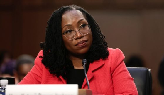 Supreme Court nominee Judge Ketanji Brown Jackson testifies during her confirmation hearing before the Senate Judiciary Committee on Tuesday.