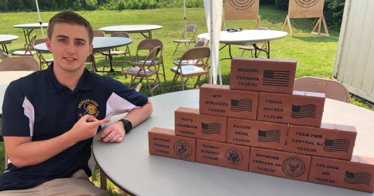New Jersey teen Michael Ferrara is training for a 50-mile ultramarathon, the latest in his efforts to raise funds to help US military veterans.