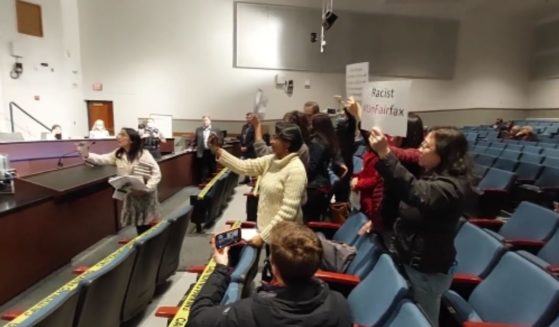 At a school board meeting this week in Fairfax County, Virginia, parents and activists protested against admissions policies meant to reduce the number of Asian students at a prestigious high school.