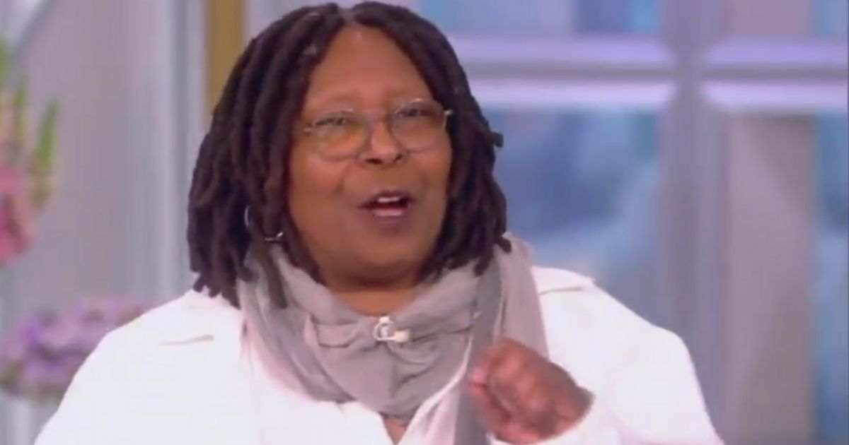 Whoopi Goldberg responded indignantly to another panel member's comment referring to 'Hollywood elites.'