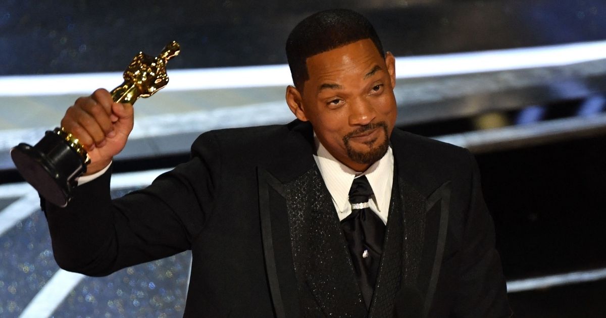 Will Smith accepts the Academy Award for Best Actor in a Leading Role for "King Richard" during the 94th Oscars at the Dolby Theatre in Hollywood, California, on Sunday.