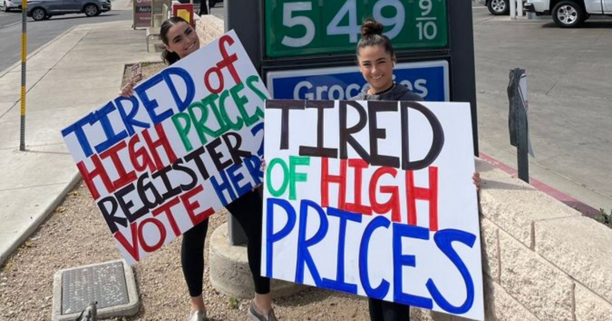 The Republican Party is registering people to vote at gas stations across the country as prices at the pump spike.