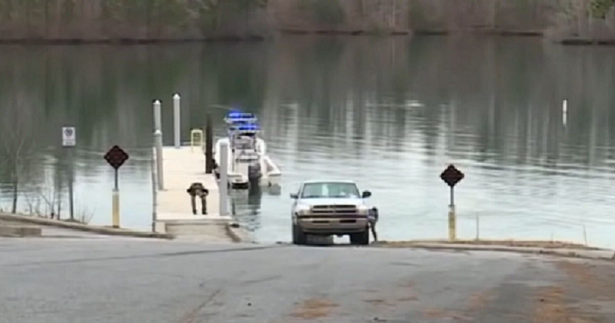 Law enforcement on the scene of a shooting last week at Lake Keowee in western North Carolina.