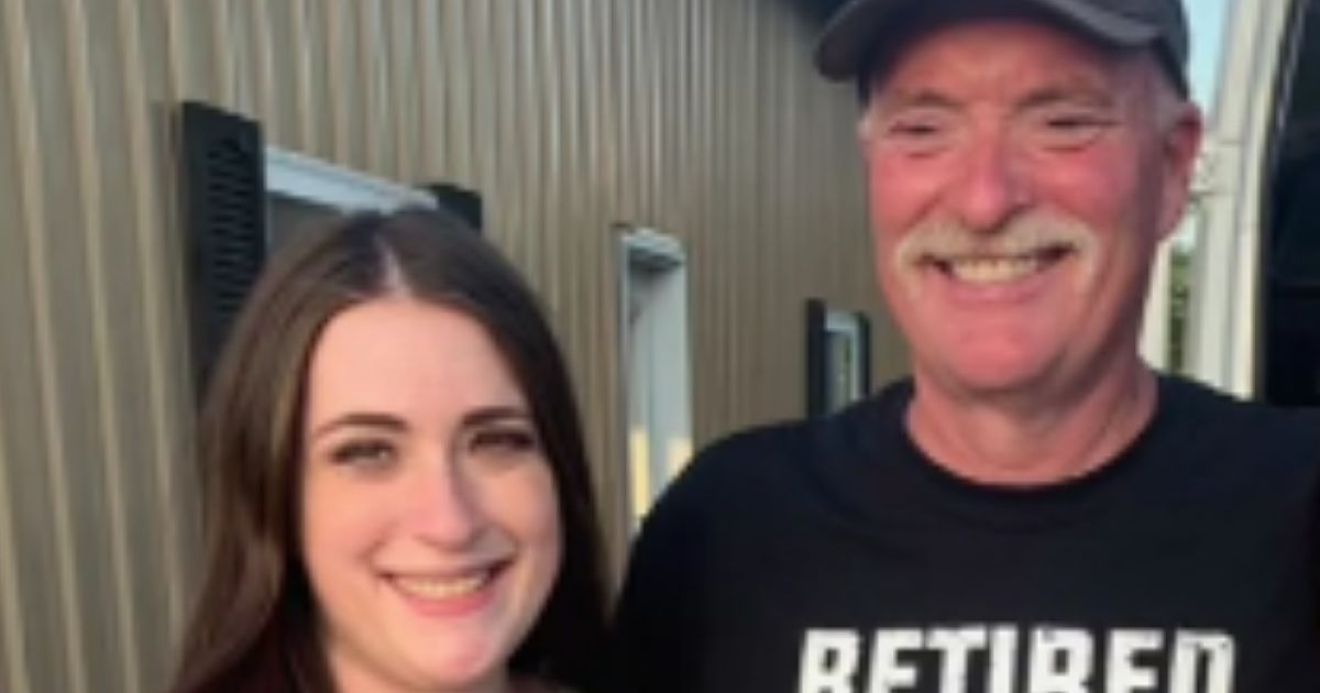 Alli Marois, left, made a TikTok video ahead of her father, Bill Collin's, right, 61st birthday to ask for help to make the retired firefighter a special present.