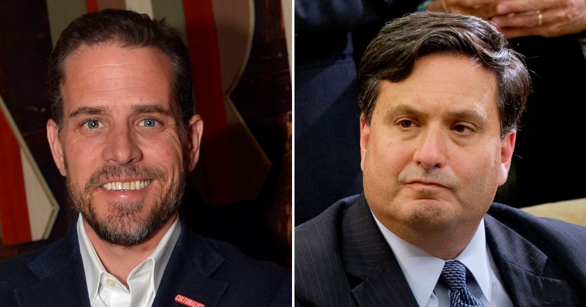 More investigation into Hunter Biden's laptop have revealed that in 2012, then-Vice President Joe Biden's former chief of staff Ron Klain, right, emailed Hunter Biden, left, to ask him for help raising $20,000 for the Vice President's Residence Foundation.