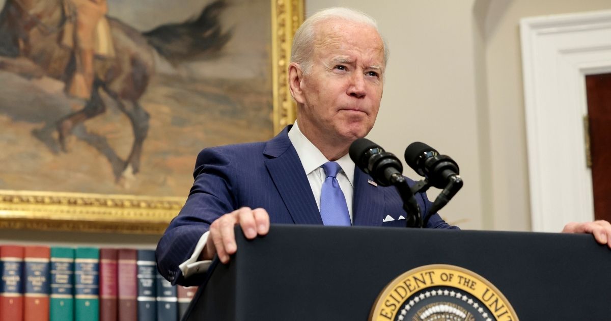 President Joe Biden apparently fluffed his lines while giving remarks on providing additional support to Ukraine Thursday, prompting White House staff to once again make corrections in the transcript to indicate what he was supposed to have said.