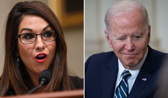 Colorado Rep. Lauren Boebert, left, took swift action this week when it was revealed that President Joe Biden's administration had quietly created a new office to control 'disinformation.'