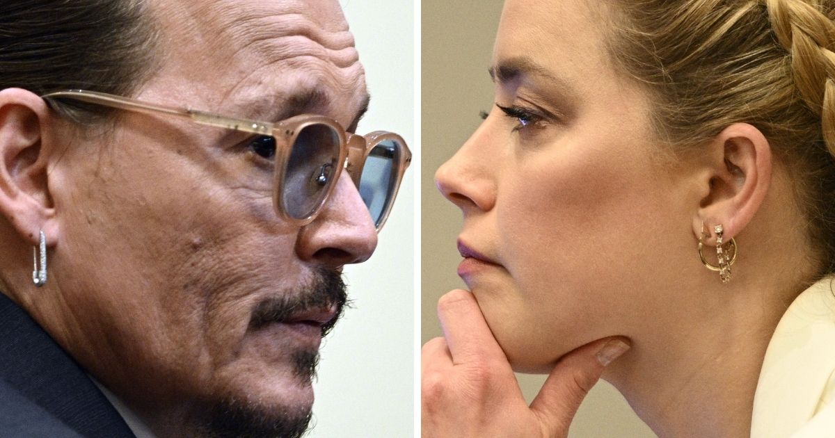 Actor Johnny Depp, left, was questioned this week about text exchanges during his defamation trial against Amber Heard.