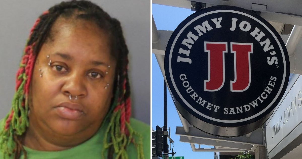 Demetris Holeman, left, entered a Jimmy John's in High Point, North Carolina, where she complained about her order and allegedly stabbed an employee on Monday.