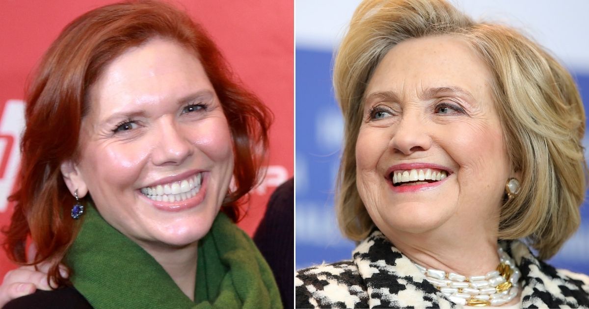 Kristina Schake, left, Disney's new vice president of global communications, worked on the 2016 presidential campaign of Democrat Hillary Clinton, right.