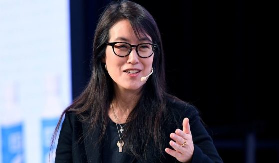Ellen Pao speaks onstage during TechCrunch Disrupt at the Moscone Convention Center in San Francisco on Oct. 4, 2019.
