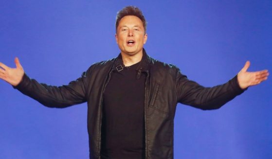 Elon Musk, CEO of Tesla, prepares to introduce the Cybertruck in Hawthorne, California, on Nov.21, 2019.