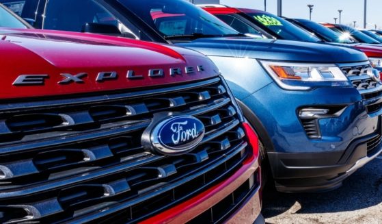 Ford vehicles are seen in the above stock image.