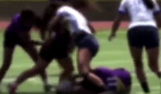 At a girl's high school rugby game in Guam, three athletes were injured by a transgender athlete on the opposing team in one game.