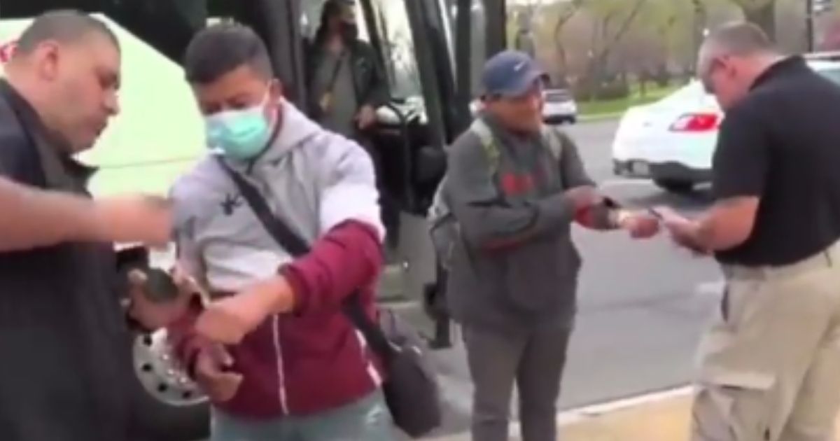 On Wednesday morning, a bus of illegal immigrants arrived in Washington, D.C., from Texas, fulfilling Gov. Greg Abbott's promise to President Joe Biden that he would bus immigrants dropped in Texas to the capitol.