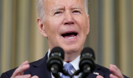 President Joe Biden spoke about the jobs report from March from the White House on Friday.