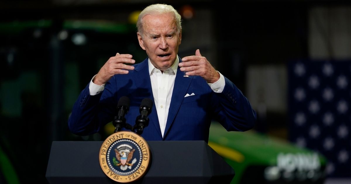 President Joe Biden traveled to Menlo, Iowa, on Tuesday to tour and speak at the POET Bioprocessing.