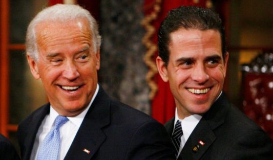 Joe Biden, then a Delaware senator and vice president-elect, is seen with his son Hunter in 2009. Republicans on the House Oversight Committee have asked for the younger Biden to testify at an upcoming hearing.