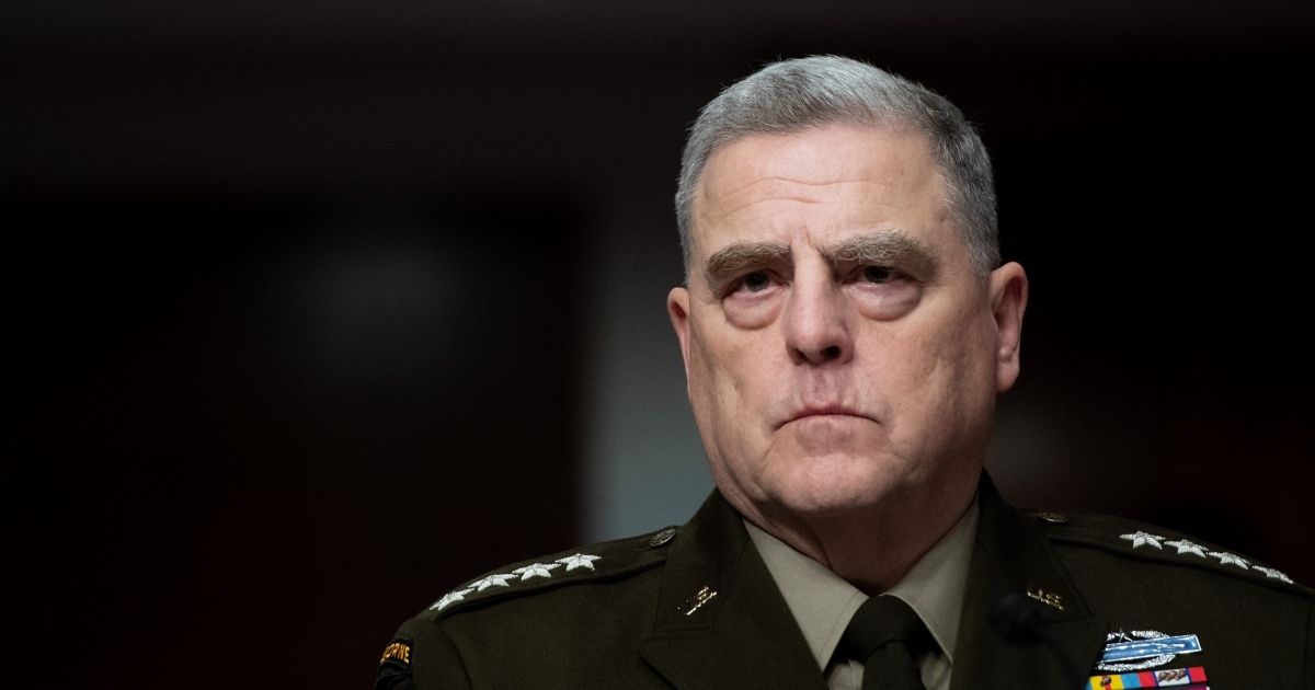 Gen. Mark Milley testifies during a Senate Armed Services Committee hearing on Capitol Hill in Washington, D.C., on Thursday.
