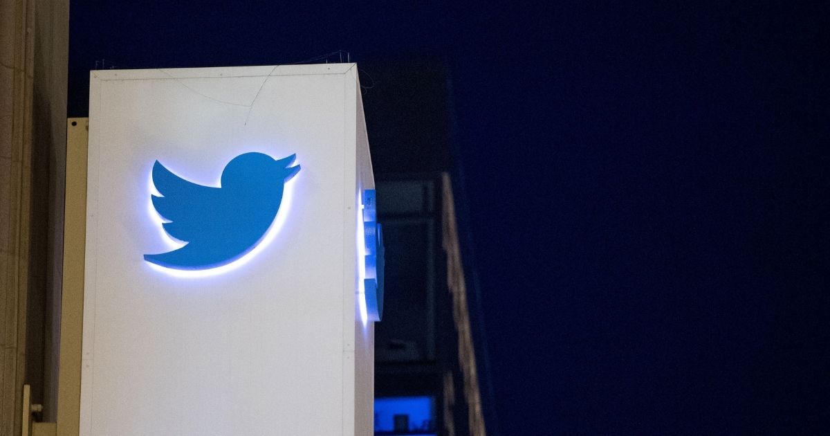 The Twitter logo is seen on a sign at the company's headquarters in San Francisco, California, on Nov. 4, 2016.