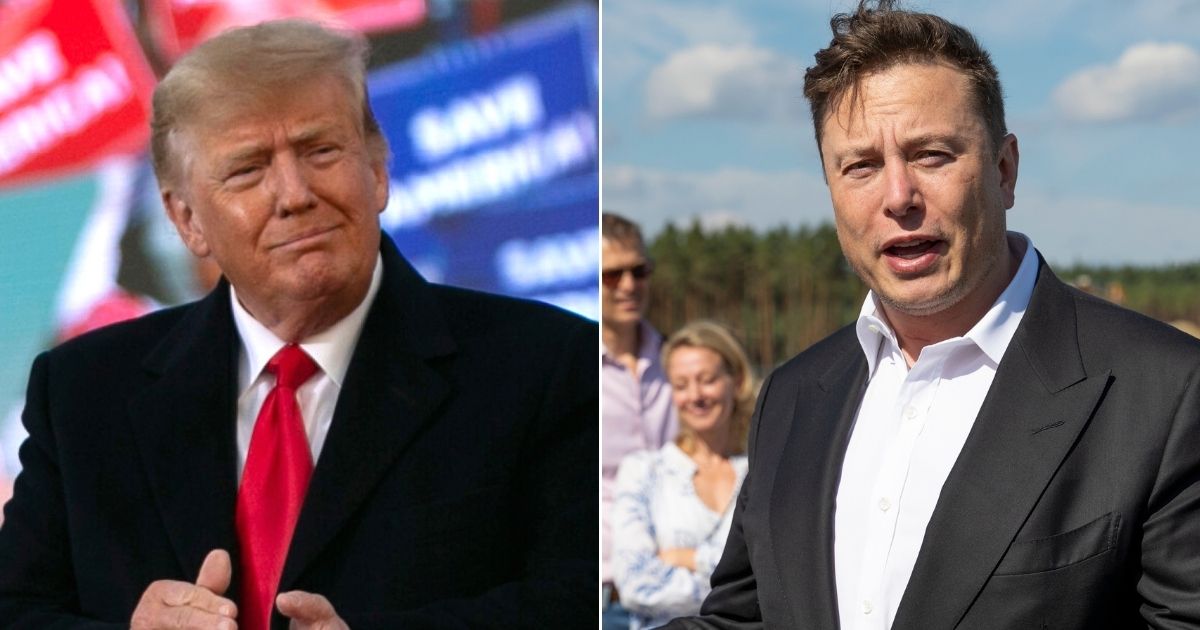 Former President Donald Trump, pictured at an April 9 rally in Alabama, has been the focal point of leftist rage since kicking off his successful campaign for the presidency in 2015. Billionaire Elon Musk, right, pictured in a 2020 file photo, is starting to make himself a major target, too.